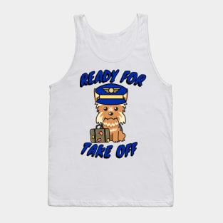 Pilot Yorkshire Terrier Tank Top